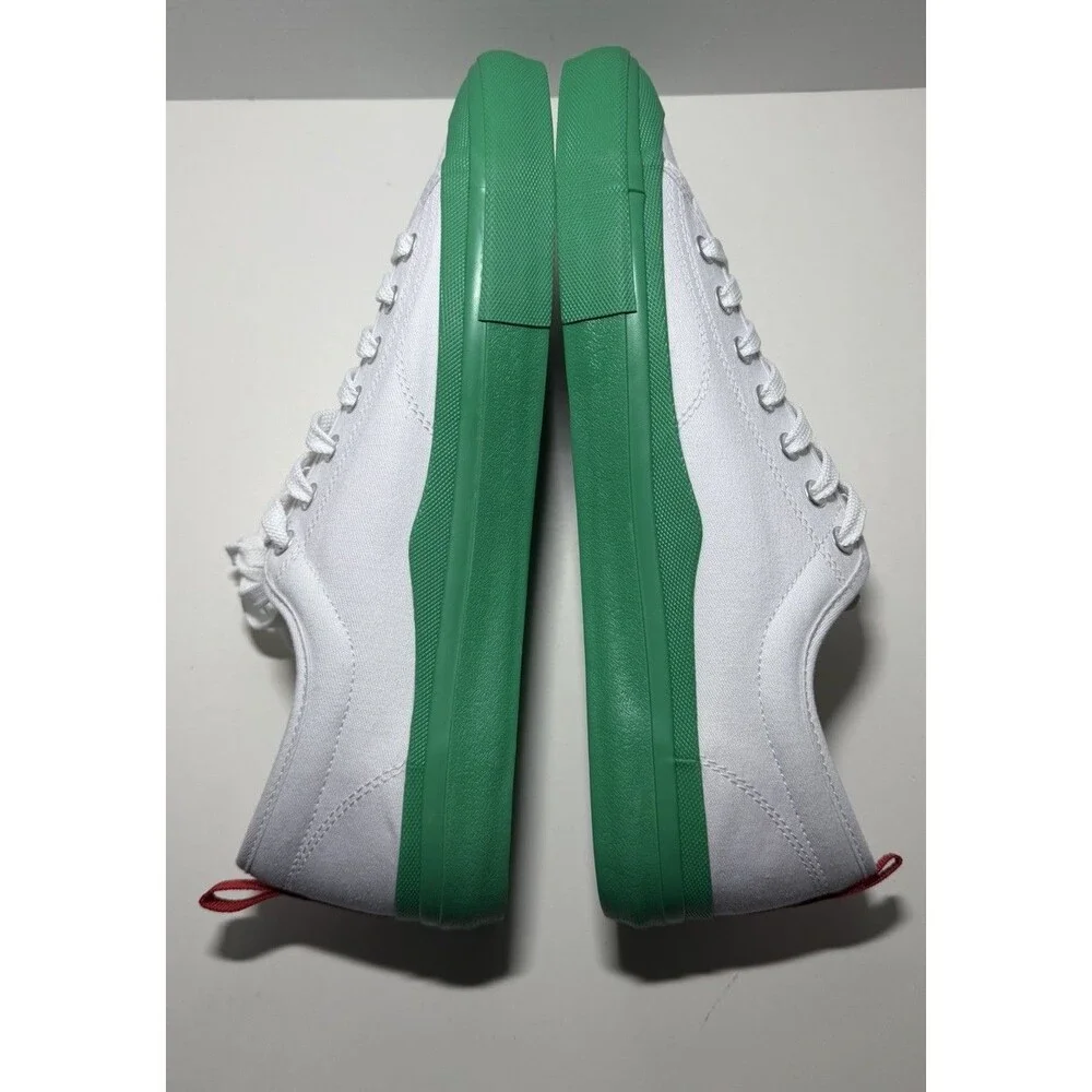 Chick-fil-A Sweet & Spicy Sriracha Sneakers Men's‎ 11 White Green Canvas Shoes